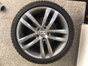 VW Golf VII Original 18 Zoll Winterradsatz Winterräder Salvador 5G0601025AF