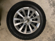 Winterräder Original VW Beetle Stahl schwarz mit Radvollblende 16 Zoll 561601027