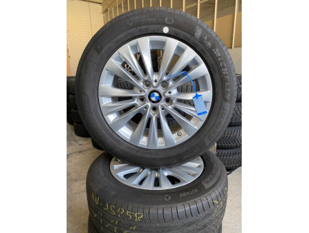 Original Sommerkompletträder BMW 2er F45 F46 16 Zoll Styling 475 Vielspeiche 6855084