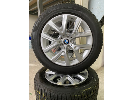 Originele BMW winterwielen X1 F48 X2 F39 Y-spaak 574 Pirelli 205/60R17 DOT20 6856076