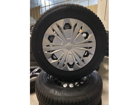 Winterradsatz mit Radzierblende Audi Q3 F3 VW Tiguan II AD1 Skoda Kodiaq Stahl 17 Zoll 215/65 R17 99H Gebraucht