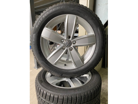 Oryginalne koła zimowe VW Passat B8 3G Corvara Pirelli Seal Inside 215/55R17 94H 3G0071497B