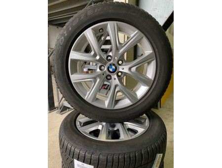 Roues hiver Origine BMW X1 F48 X2 F39 rayons Y 574 Pirelli 205/60R17 6856076