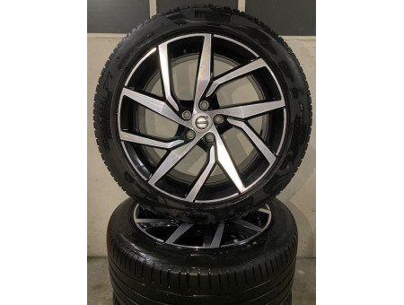 Sommerräder Original Volvo 18 Zoll V60 S60 II 5-Y Spoke Black Diamond Cut -1037 235/45R18 98W 31471311