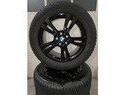 Winterräder Original BMW X1 F48 X2 F39 Doppelspeiche 385 Schwarz Bridgestone 225/55R17