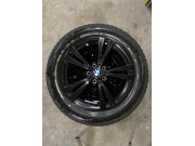 Winterräder Original BMW X1 F48 X2 F39 Doppelspeiche 385 Schwarz Bridgestone 225/55R17