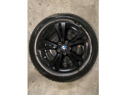 Winterräder Original BMW X1 F48 X2 F39 Doppelspeiche 385 Schwarz Bridgestone 225/55R17