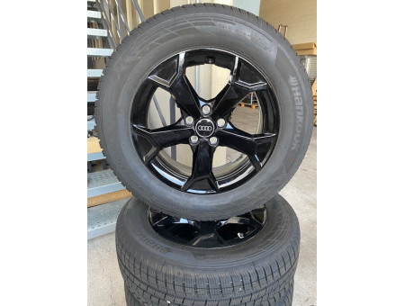 Ruedas de invierno originales Audi Q3 F3 diseño Secare negro Hankook 215/65R17 83A601025AM DOT23