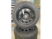 Originele BMW winterwielen 1er F40 2er F44 schijfwiel staal zwart Continantal 195/60R16 6864660