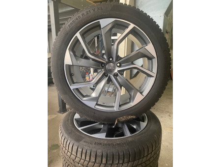 Roues hiver Origine GMP Italia Rebel anthrzit matt diamond 21 pouces Continental 285/45R 21V XL KBA 53940