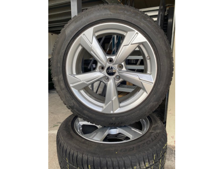 Roues hiver Origine Audi A6 F2 C8 5 branches en V Pirelli 225/55 R18 4K0601025D