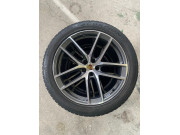 Roues complètes hiver Origine Porsche Macan III 20" Macan S Design titane foncé avec zones tournées brillantes 95B044650D