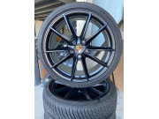Winter complete wheels Original Porsche Carrera S high-gloss black 992.1 C2 C4 4S GTS 20, 21 inches 992601025C 992601025E 