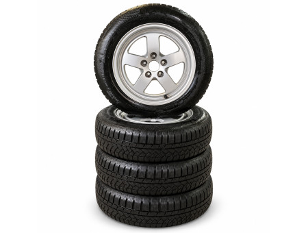 Set of 4 wheels – recomposed view. See original photos for condition.